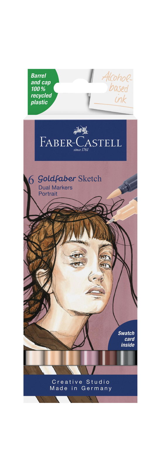 Cover for Faber-castell · Sketch Marker Gofa 6ct Set Portrait (164812) (Leksaker)