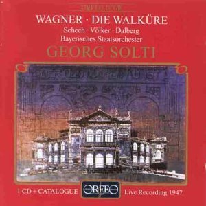 Cover for Wagner / Schech / Volker / Dalberg / Solti · Die Walkure (Act 1) (CD) (2000)