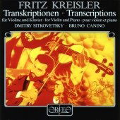 Cover for Kreisler / Sitkovetsky / Canino · Transcriptions (CD) (1993)