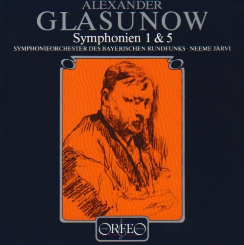 Cover for Glazunov / Jarvi / Bavarian Rso · Symphonies Nos. 1 &amp; 5 (CD) (1994)