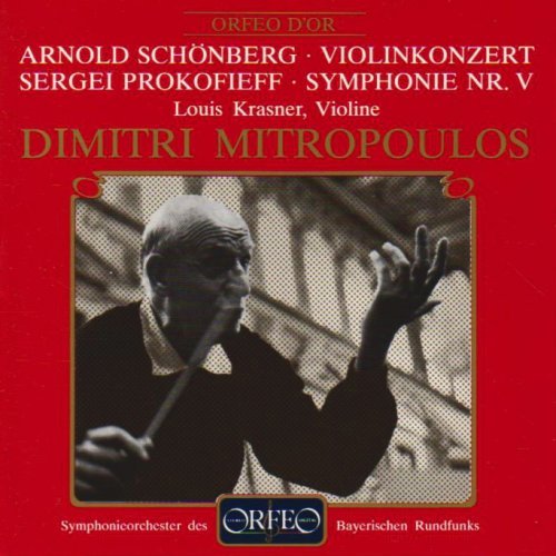 Concerto for Violin & Orchestra - Schoenberg / Krasner / Mitropoulos / Brso - Musik - ORFEO - 4011790204123 - 20 april 1994