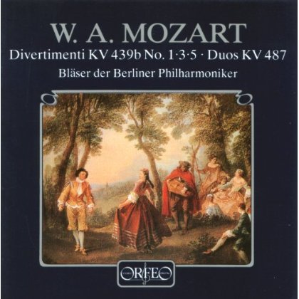 Cover for Mozart / Berlin Philharmonic · Divertimenti (CD) (1995)