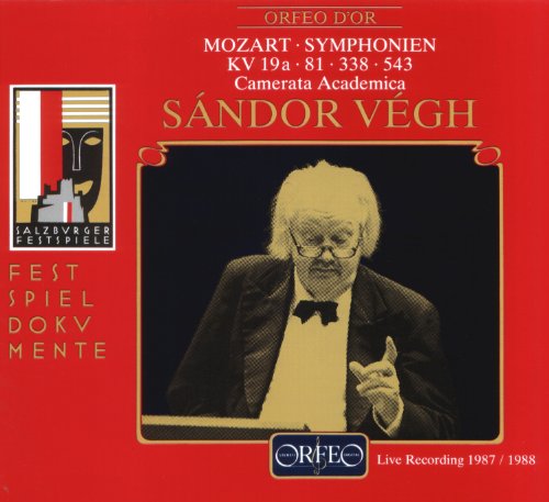 Symphony 4 in F - Mozart / Vegh / Camerata Academica Mozarteum - Muziek - ORFEO - 4011790303123 - 12 december 1995