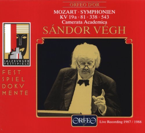 Symphony 4 in F - Mozart / Vegh / Camerata Academica Mozarteum - Musik - ORFEO - 4011790303123 - 12. Dezember 1995