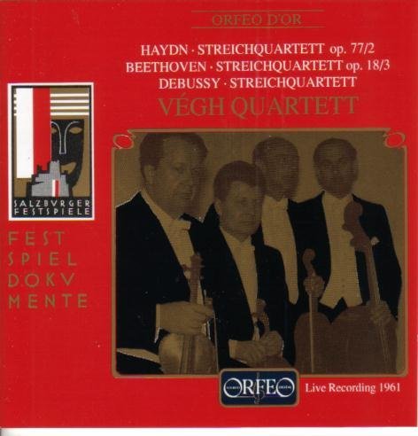 Cover for Haydn / Beethoven / Debussy / Salzburg Festival · String Quartets (CD) (1995)