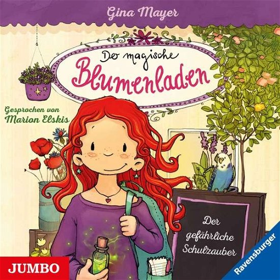 Cover for Gina Mayer · Der magische Blumenladen: Der gefährliche Schulzauber - Folge 9 (CD) (2019)