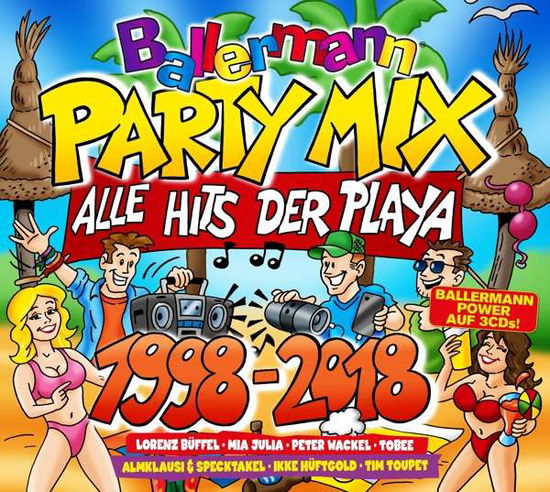 Ballermann Party Mix 1998-2018 - V/A - Musiikki - PARTYKOENIG - 4032989443123 - perjantai 5. lokakuuta 2018