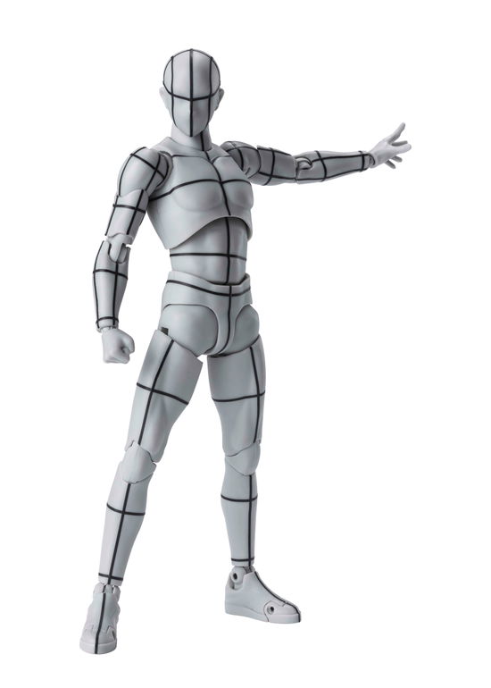 Cover for Tamashi Nations · S.H. Figuarts Body Kun Actionfigur Wireframe Gray (Toys) [Gray Color edition] (2023)