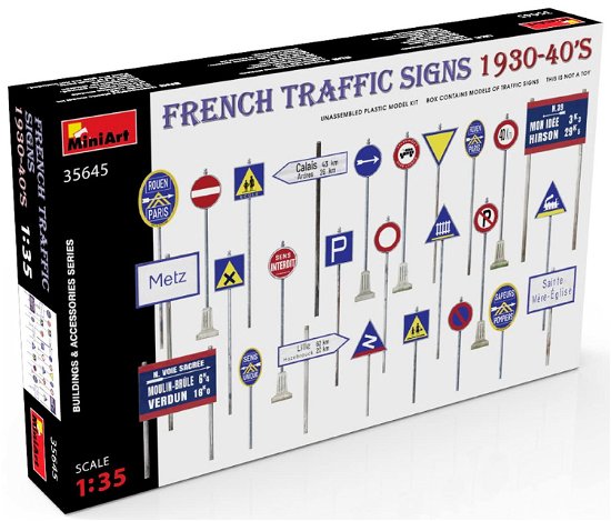 Cover for Miniart · 1/35 French Traffic Signs 1930-40S (Toys)
