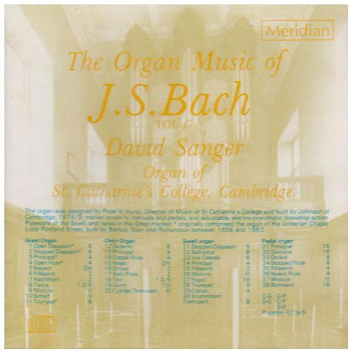 Cover for Sanger · Organ Works, Vol.  1 Meridian Klassisk (CD) (2000)