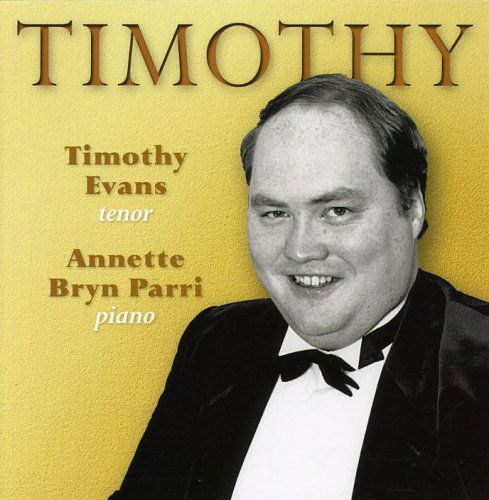 Timothy - Timothy Evans - Music - SAIN - 5016886233123 - January 10, 2019