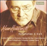Symphonies 2 3 & 5 - Hoddinott / Lso / Rpo / Del Mar / Davis / Atherton - Musikk - LYRITA - 5020926033123 - 9. januar 2007