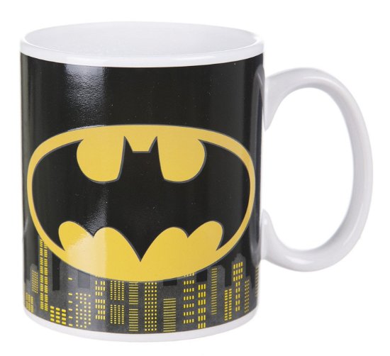 Batman Logo Heat Change Mug - Batman - Merchandise - HALF MOON BAY - 5055453423123 - March 1, 2014