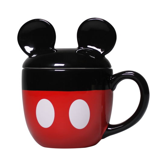 MICKEY MOUSE - Mickey - Mug Shaped with Lid 425ml - Disney: Half Moon Bay - Marchandise -  - 5055453494123 - 