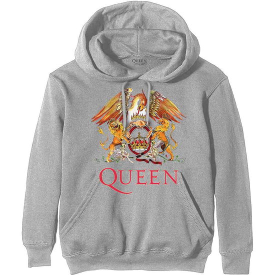 Queen Unisex Pullover Hoodie: Classic Crest - Queen - Mercancía -  - 5056170675123 - 