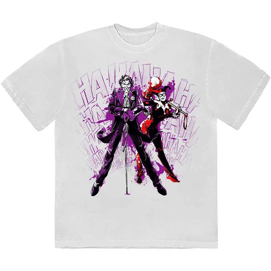 DC Comics Unisex T-Shirt: Joker - Harley & Joker Haha - DC Comics - Merchandise -  - 5056737230123 - 