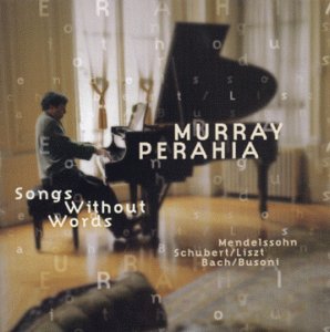 Cover for Murray Perahia · Songs Without Words (CD) (2008)