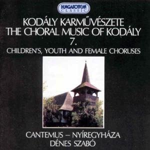 Cover for Kodaly / Szabo / Cantemus · Choral Music (CD) (1994)
