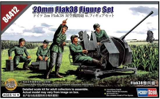 Cover for Hobby Boss · 1/35 20mm Flak 38 Figure Set (Legetøj)