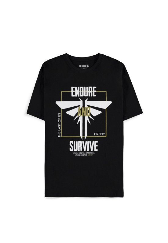 The Last Of Us T-Shirt Endure and Survive Größe M - The Last of Us - Merchandise -  - 8718526397123 - 16. januar 2023