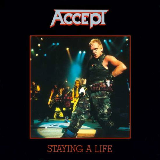 Cover for Accept · Staying A Life (Ltd. Smoke Coloured Vinyl) (LP) [Coloured edition] (2020)