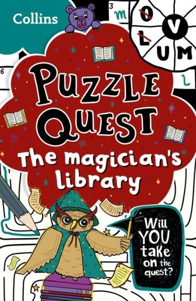 Cover for Kia Marie Hunt · The Magician’s Library: Mystery Puzzles for Kids - Puzzle Quest (Pocketbok) (2022)