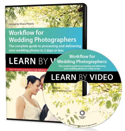 Cover for Khara Plicanic · Workflow for Wedding Photographers: Learn by Video: Edit, design, and deliver everything from proofs to album layout in a single day - Learn by Video (PC) (2014)