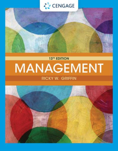 Cover for Griffin, Ricky (Texas A&amp;M University) · Management (Hardcover Book) (2021)