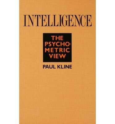 Cover for Paul Kline · Intelligence: The Psychometric View (Taschenbuch) (1990)