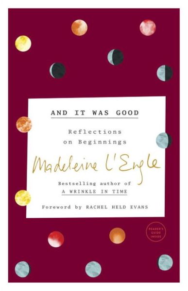 Cover for Madeleine L'Engle · And it was Good (Paperback Book) (2017)