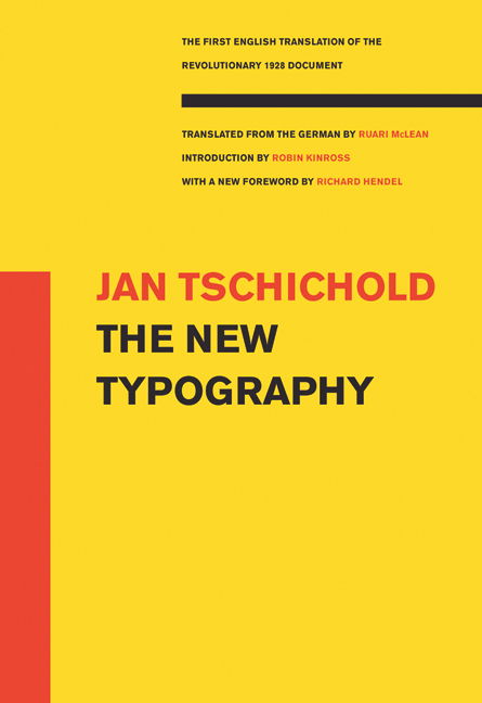 Cover for Jan Tschichold · The New Typography (Paperback Book) [2 Revised edition] (2006)