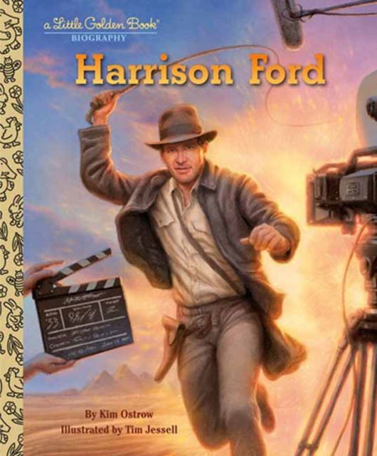 Cover for Kim Ostrow · Harrison Ford: A Little Golden Book Biography (Hardcover Book) (2025)