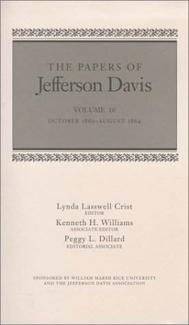Cover for Jefferson Davis · The Papers of Jefferson Davis: October 1863-August 1864 - The Papers of Jefferson Davis (Hardcover bog) [Revised edition] (1999)