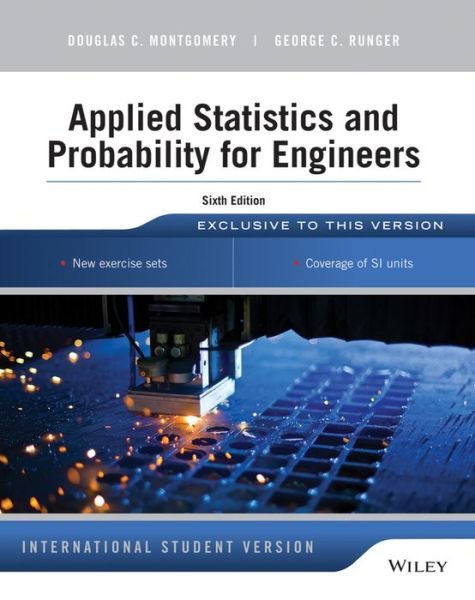 Cover for Montgomery · Applied Statistics and Proba (Book) [6th Edition International Student Version edition] (2014)