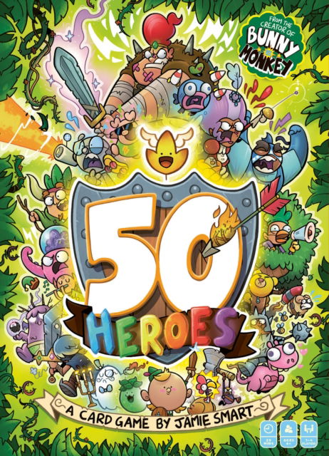 Cover for Jamie Smart · 50 Heroes: The brand new game from the no 1 bestselling creator of Bunny vs Monkey (Flashkort) (2025)