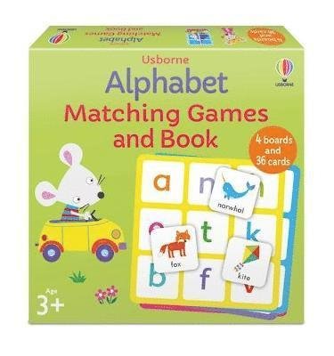 Alphabet Matching Games and Book - Matching Games - Kate Nolan - Brætspil - Usborne Publishing Ltd - 9781474998123 - 6. januar 2022