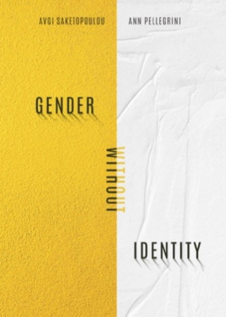 Cover for Avgi Saketopoulou · Gender Without Identity (Gebundenes Buch) (2024)