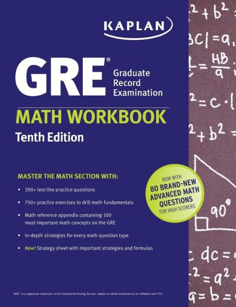 Cover for Kaplan · Gre Math Workbook (Paperback Book) (2016)