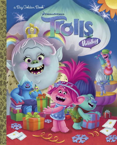 Cover for David Lewman · Trolls Holiday Big Golden Book (DreamWorks Trolls) - Big Golden Book (Hardcover Book) (2017)