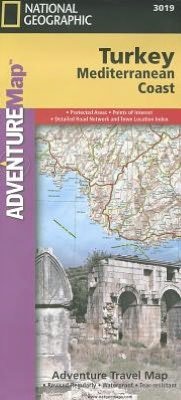 Cover for National Geographic Maps · Turkey, Mediterranean Coast: Travel Maps International Adventure Map (Map) (2023)