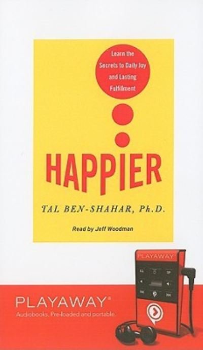 Cover for Tal Ben-Shahar · Happier (N/A) (2008)