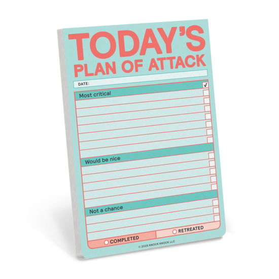 Knock Knock Today’s Plan of Attack Great Big Stickies - Knock Knock - Books - Knock Knock - 9781683495123 - July 3, 2025