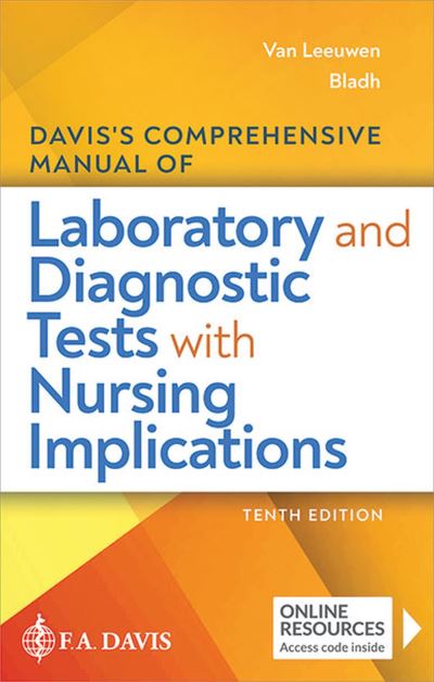 Cover for Anne M. Van Leeuwen · Davis's Comprehensive Manual of Laboratory and Diagnostic Tests With Nursing Implications (Paperback Book) [10 Revised edition] (2023)