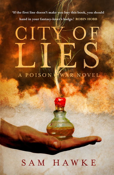 Cover for Sam Hawke · City of Lies (Hardcover Book) (2018)