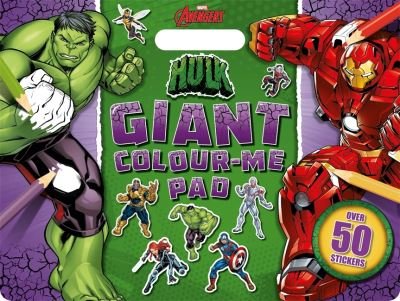 Cover for Marvel Entertainment International Ltd · Marvel Avengers Hulk: Giant Colour Me Pad (Paperback Bog) (2024)