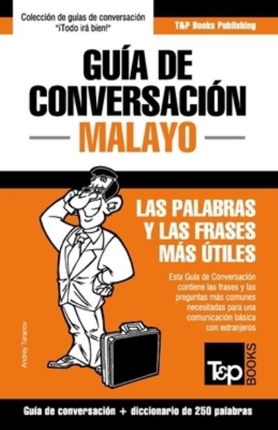 Cover for Andrey Taranov · Guia de conversacion - Malayo - las palabras y las frases mas utiles (Pocketbok) (2021)
