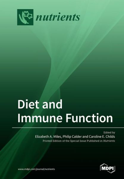 Cover for Elizabeth a Miles · Diet and Immune Function (Paperback Book) (2020)