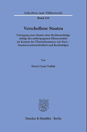 Cover for Maria Liana Vodita · Verschollene Staaten (Book) (2023)