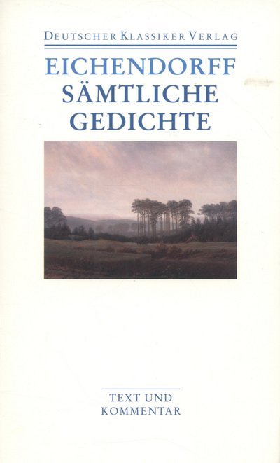 Cover for Joseph Von Eichendorff · Dtsch.Klass.TB.012 Eichendorff.Gedichte (Bog)