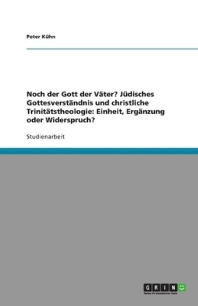 Cover for Kühn · Noch der Gott der Väter? Jüdisches (Bog) [German edition] (2007)